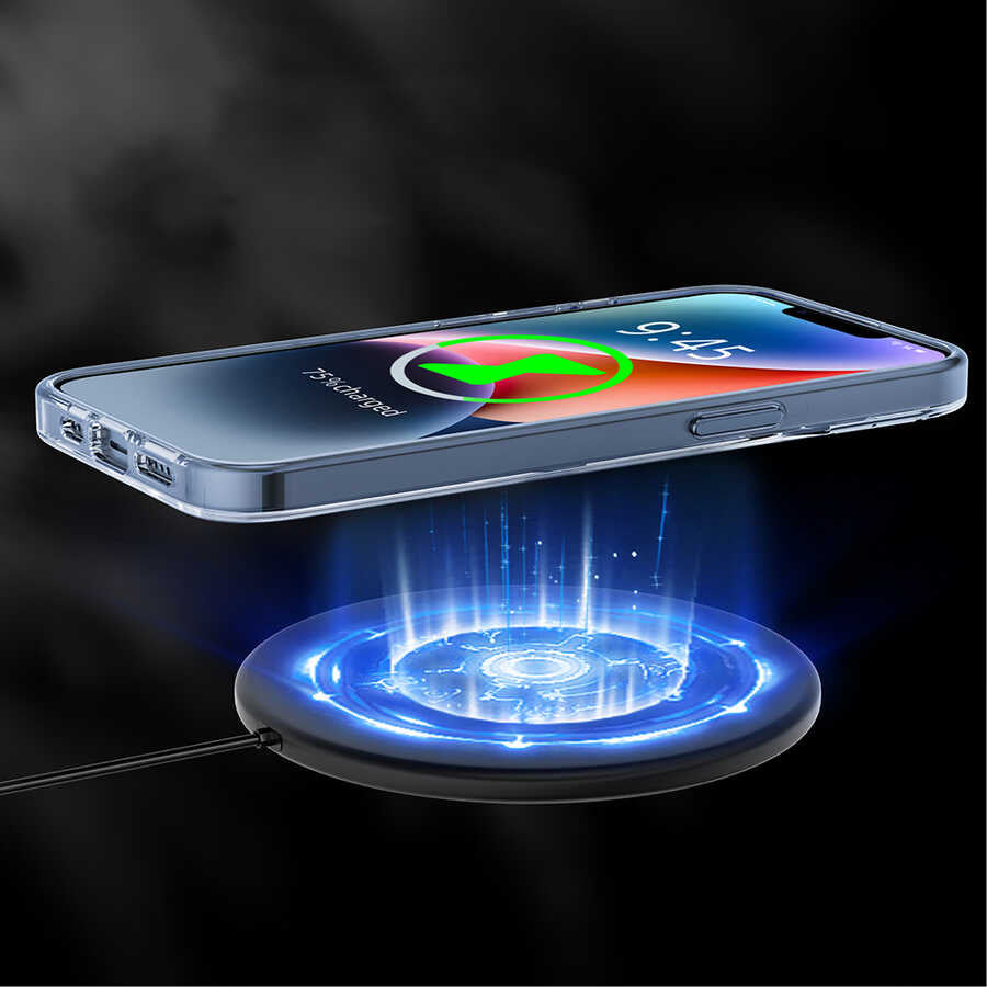 Apple iPhone 13 Kılıf M-safe Şarj Özellikli Youngkit Coloured Glaze Serisi Kapak Derin Mor