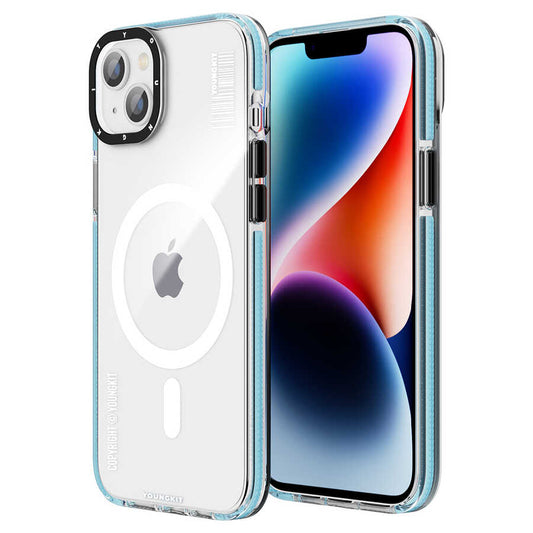 Apple iPhone 13 Kılıf M-safe Şarj Özellikli YoungKit Exquisite Serisi Kapak Mor