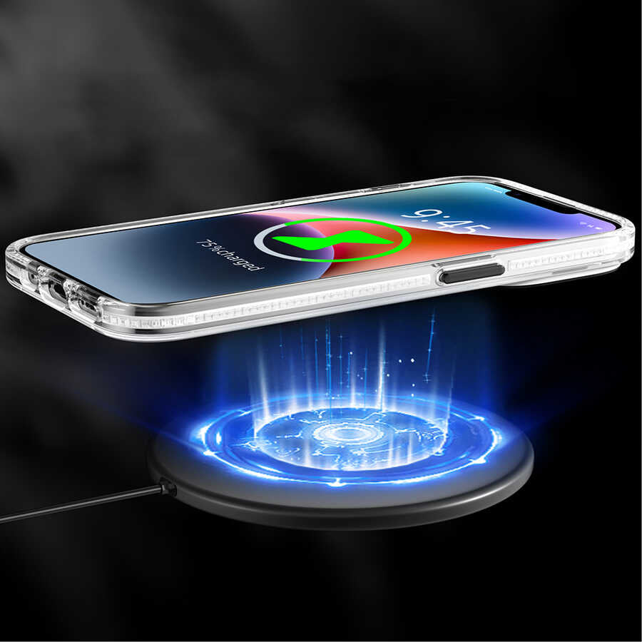 Apple iPhone 13 Kılıf M-safe Şarj Özellikli Youngkit Play Rabbit Serisi Kapak Sarı