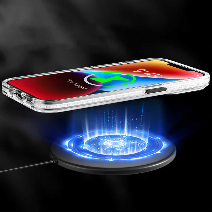 Apple iPhone 13 Kılıf M-safe Şarj Özellikli Youngkit Pure Serisi Kapak Pembe