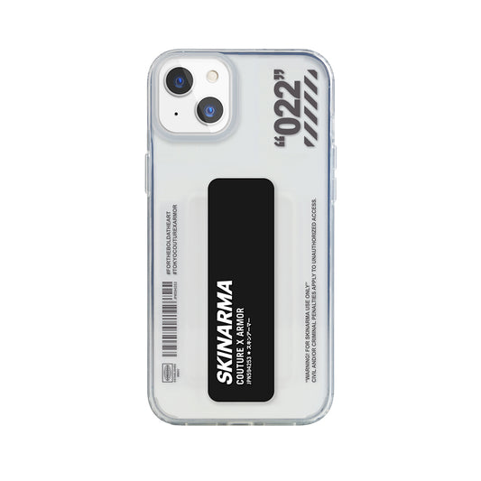 Apple iPhone 13 Kılıf Skinarma Şeffaf Desenli Kaze Kapak Şeffaf