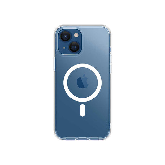 Apple iPhone 13 Kılıf Wiwu Magnetic Crystal Kapak Renksiz