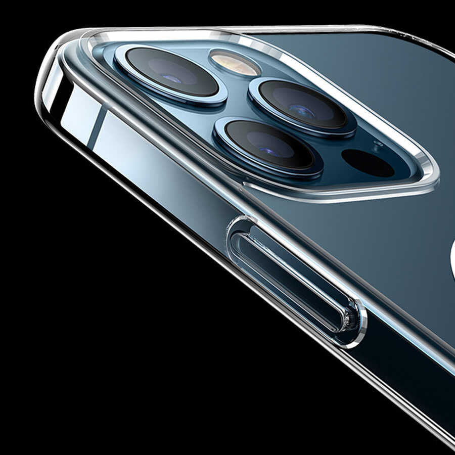Apple iPhone 13 Kılıf Wiwu Magnetic Crystal Kapak Renksiz