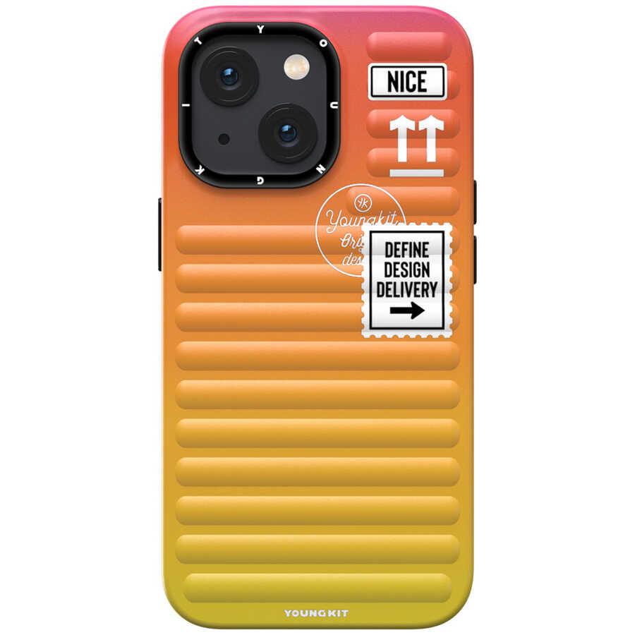 Apple iPhone 13 Kılıf YoungKit The Secret Color Serisi Kapak Yeşil