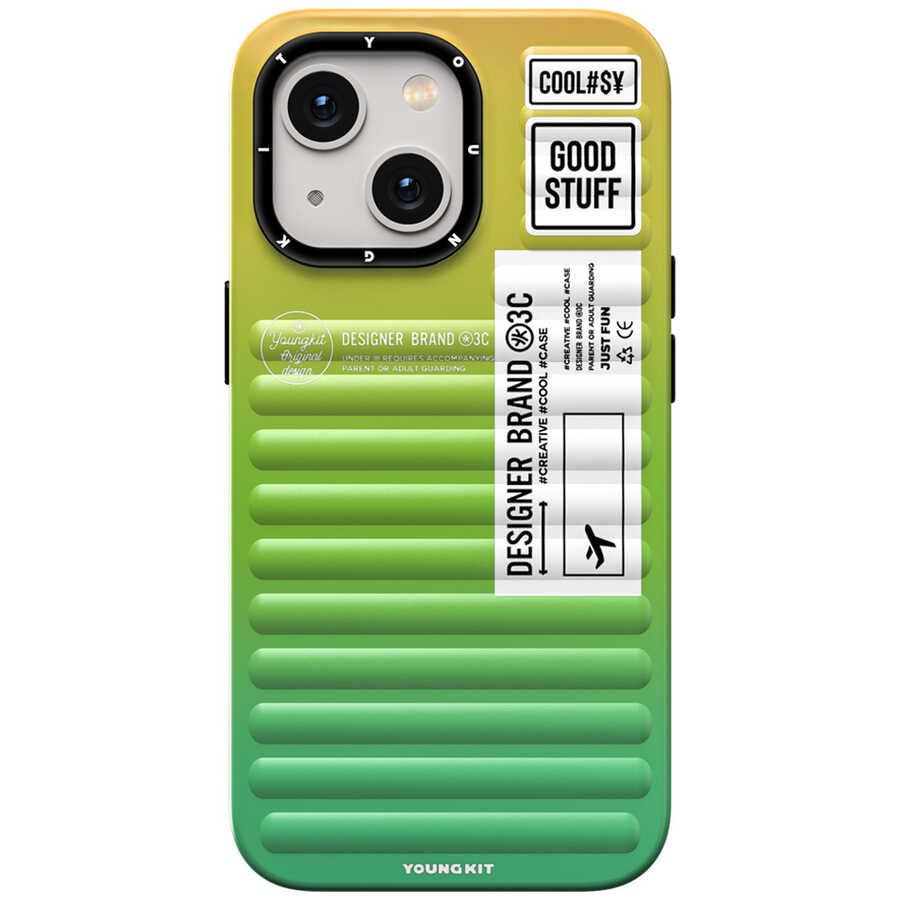 Apple iPhone 13 Kılıf YoungKit The Secret Color Serisi Kapak Mavi