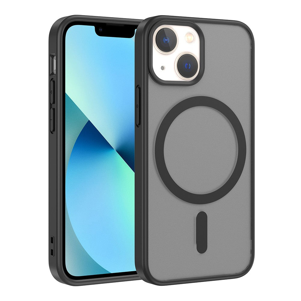 Apple iPhone 13 Mini Kılıf M-safe Şarj Özellikli Zore Babet Kapak