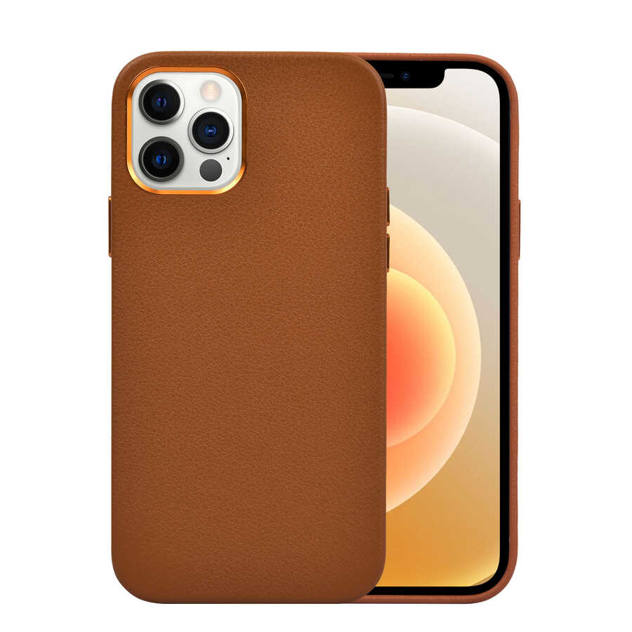 Apple iPhone 13 Pro Kılıf Wiwu Calfskin Kapak Yeşil