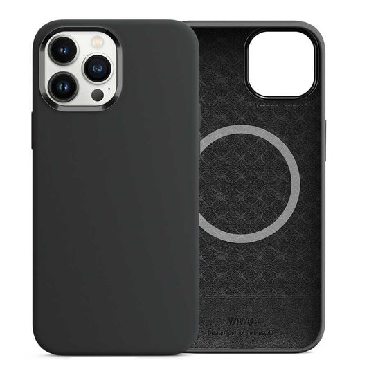 Apple iPhone 13 Pro Kılıf Wiwu M-safe Magnetic Silikon Kapak