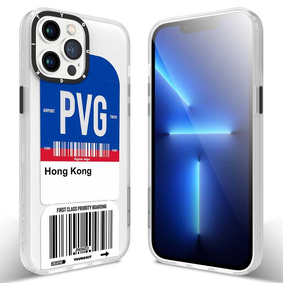 Apple iPhone 13 Pro Kılıf YoungKit Any Time Trip Serisi Kapak