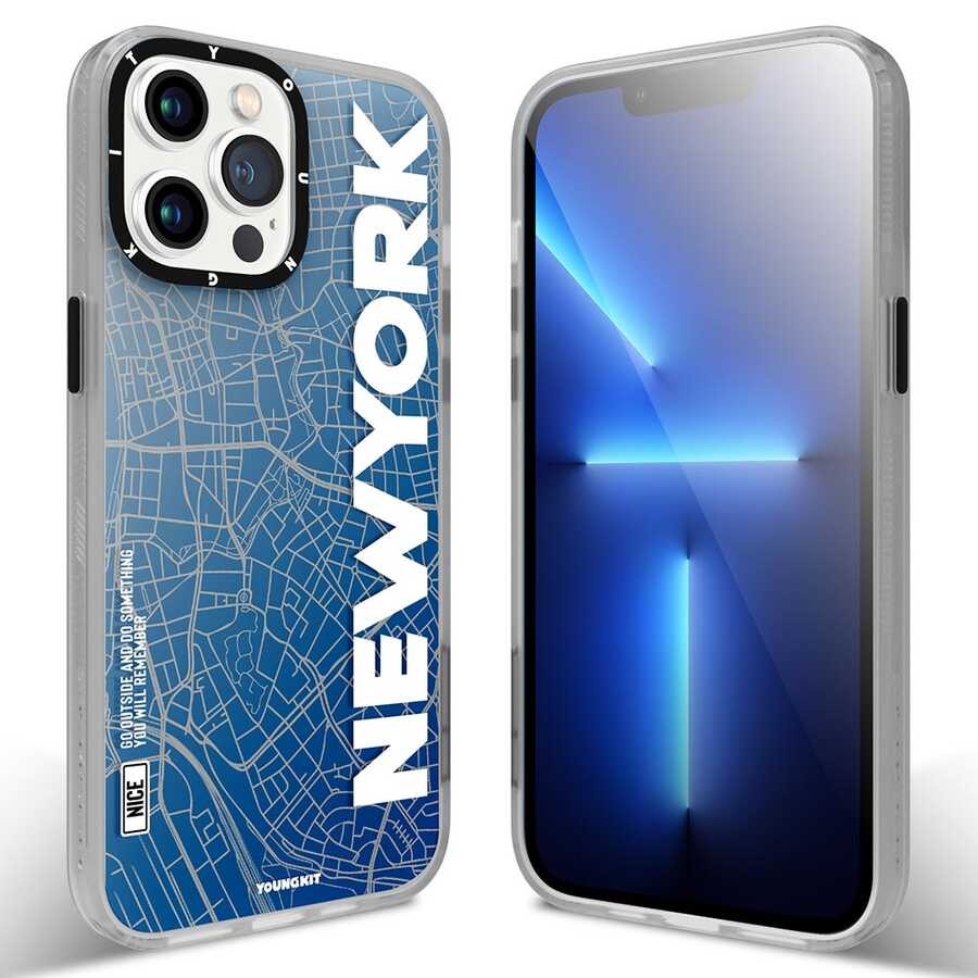 Apple iPhone 13 Pro Kılıf YoungKit World Trip Serisi Kapak