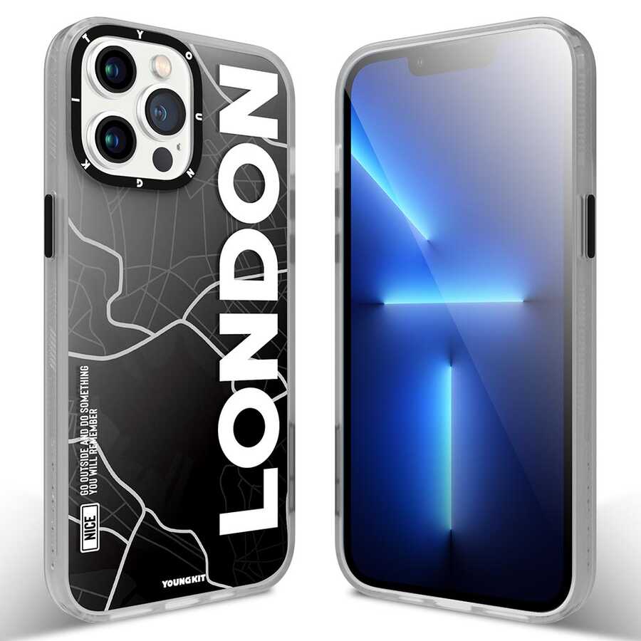 Apple iPhone 13 Pro Kılıf YoungKit World Trip Serisi Kapak