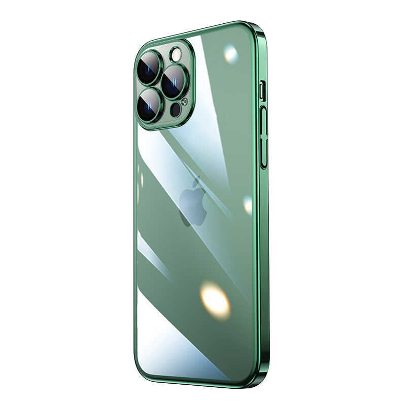 Apple iPhone 13 Pro Max Kılıf Sert PC Renkli Çerçeveli Zore Riksos Kapak