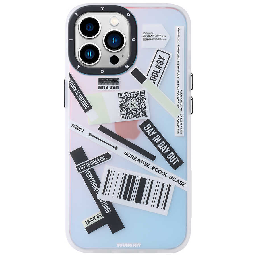 Apple iPhone 13 Pro Max Kılıf YoungKit Fashion Culture Time Serisi Kapak