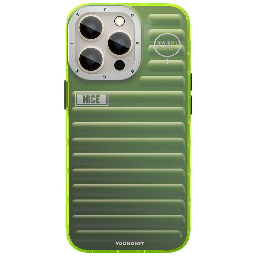 Apple iPhone 13 Pro Max Kılıf YoungKit Plain Coloured Serisi Kapak Mavi