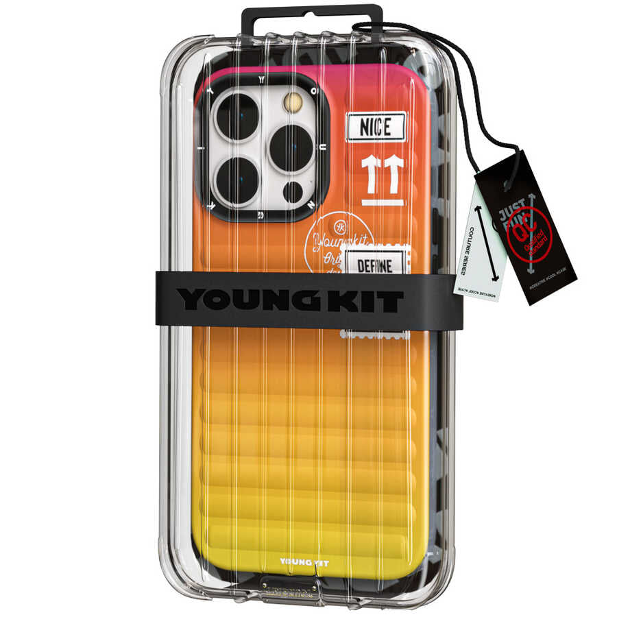 Apple iPhone 13 Pro Max Kılıf YoungKit The Secret Color Serisi Kapak Mavi