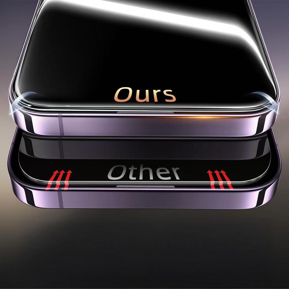 Apple iPhone 13 Pro Max Zore 2.5D Oliv HD Temperli Cam Ekran Koruyucu + Kolay Uygulama Aparatı
