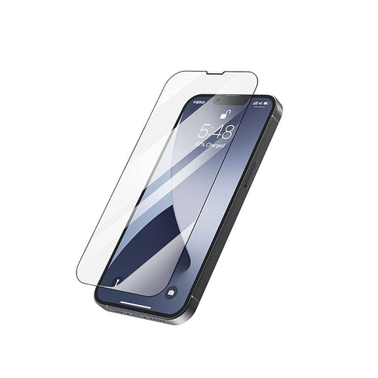 Apple iPhone 13 Recci RSP-A10 HD Temperli Cam Ekran Koruyucu + Kolay Uygulama Aparatlı Siyah