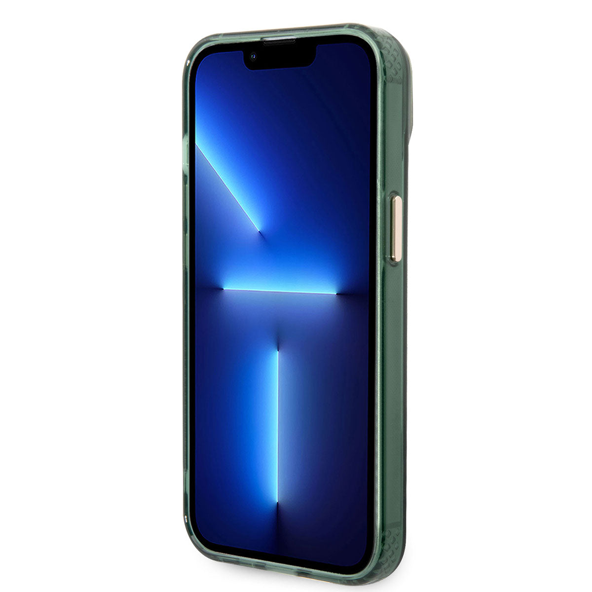 Apple iPhone 14 Kılıf GUESS M-safe Şarj Özellikli Airbagli Dizayn Kapak Yeşil