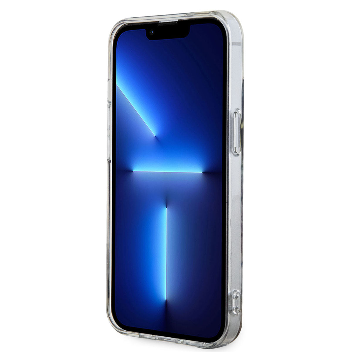 Apple iPhone 14 Kılıf GUESS M-safe Şarj Özellikli Leopar Desenli Kapak Pembe