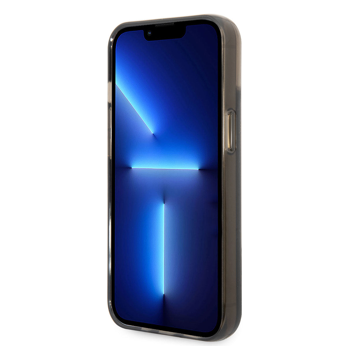 Apple iPhone 14 Kılıf Karl Lagerfeld Sıvılı Simli RSG Dizayn Kapak Pembe