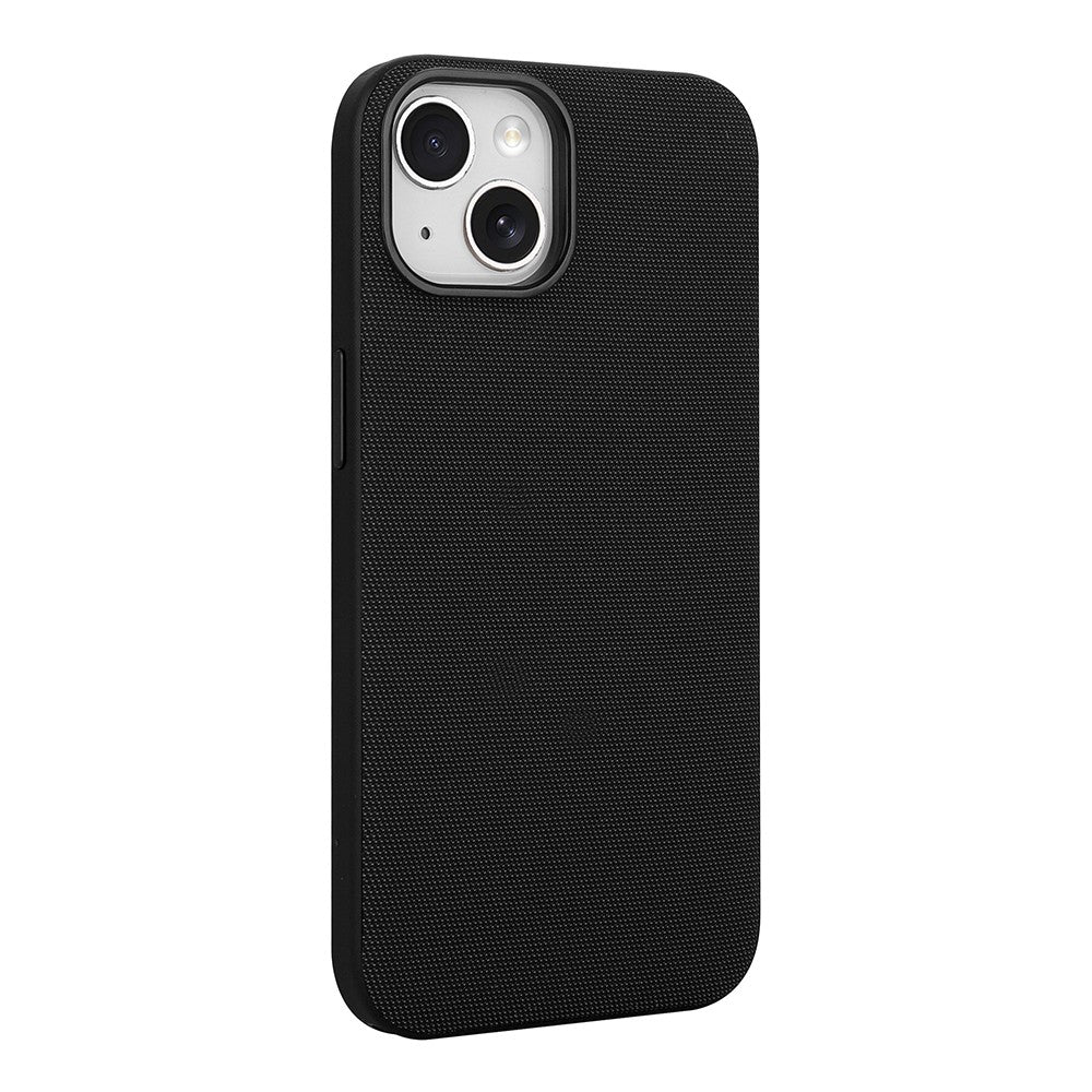 Apple iPhone 14 Kılıf M-Safe Şarj Özellikli Kumaş Tasarımlı Zore Miami Sert PC Kapak