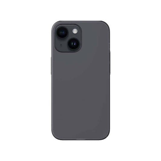 Apple iPhone 14 Kılıf Ultra İnce Mat PC Arka Yüzey Recci Elite Serisi Kapak Gri