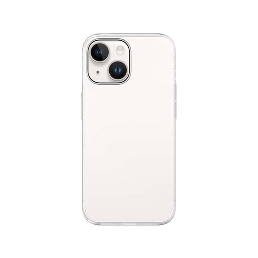 Apple iPhone 14 Kılıf Ultra İnce Mat PC Arka Yüzey Recci Elite Serisi Kapak Beyaz