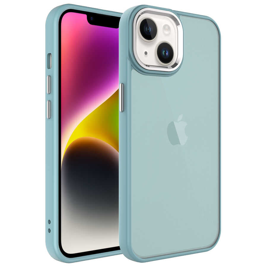 Apple iPhone 14 Plus Kılıf Buzlu Sert PC Zore May Kapak