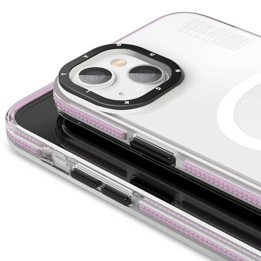 Apple iPhone 14 Plus Kılıf M-safe Şarj Özellikli YoungKit Exquisite Serisi Kapak Siyah