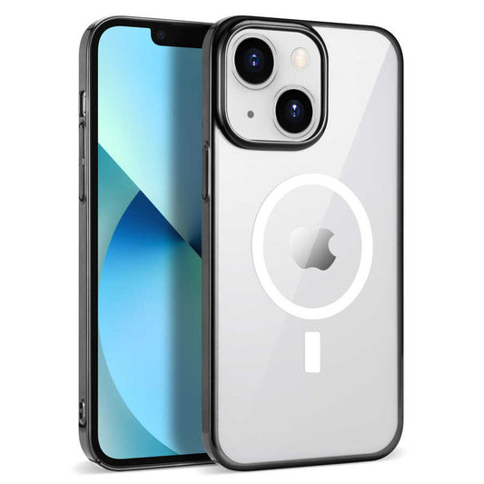 Apple iPhone 14 Plus Kılıf Zore Wireless Şarj Özellikli Pixel M-safe Kapak
