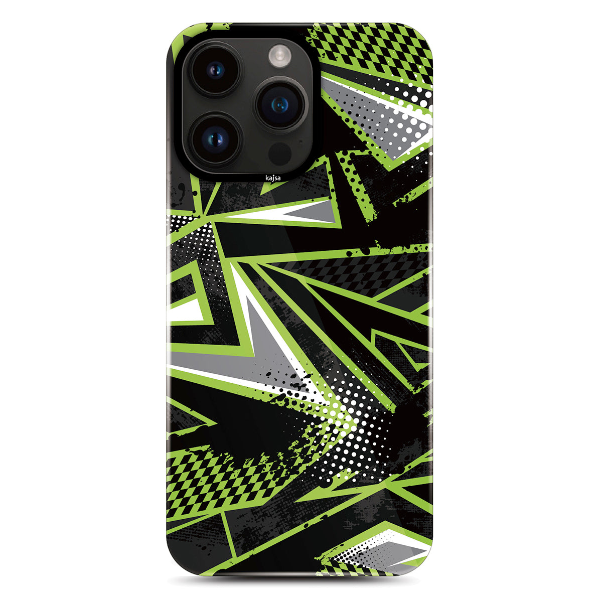 Apple iPhone 14 Pro Kılıf HD Desenli Kajsa Shield Plus Grafiti Serisi Kapak