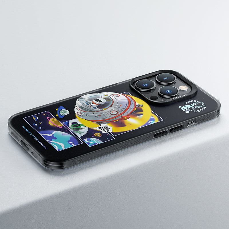 Apple iPhone 14 Pro Kılıf M-safe Şarj Özellikli Benks Casebang Explore Kapak Siyah