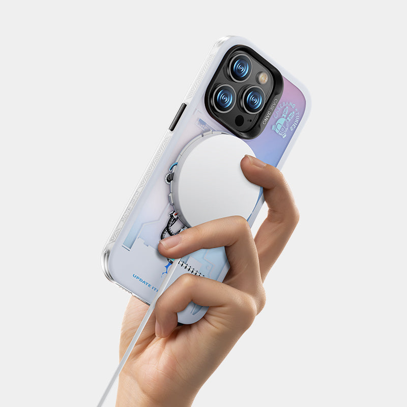 Apple iPhone 14 Pro Kılıf M-safe Şarj Özellikli Benks Casebang Explore Kapak Siyah