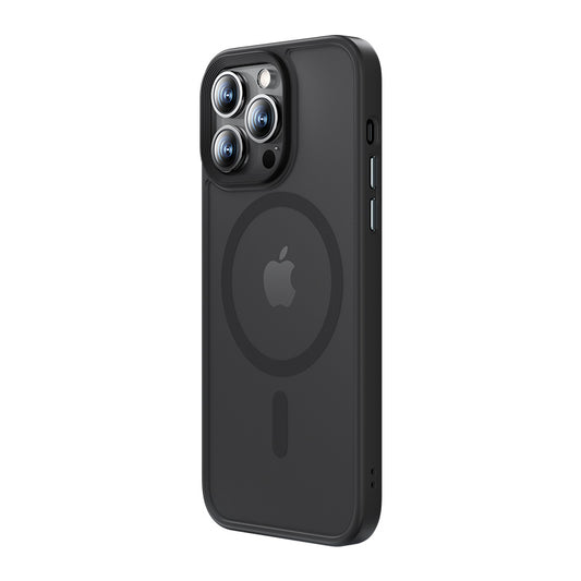 Apple iPhone 14 Pro Kılıf M-safe Şarj Özellikli Benks Mist Hybrid Kapak Siyah