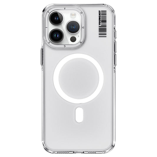 Apple iPhone 14 Pro Kılıf M-safe Şarj Özellikli Şeffaf Youngkit Crystal Shield Serisi Kapak Siyah