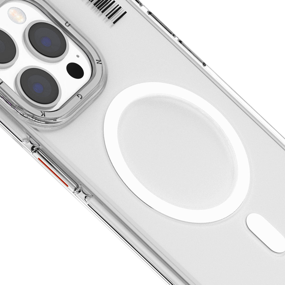 Apple iPhone 14 Pro Kılıf M-safe Şarj Özellikli Şeffaf Youngkit Crystal Shield Serisi Kapak Siyah