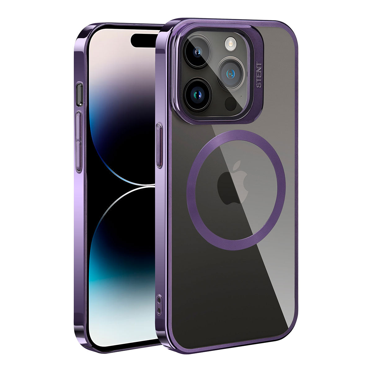 Apple iPhone 14 Pro Kılıf M-safe Şarj Özellikli Standlı Zore Klon Kapak