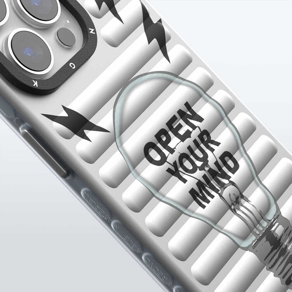 Apple iPhone 14 Pro Kılıf M-safe Şarj Özellikli Youngkit Open Mind Serisi Kapak Siyah