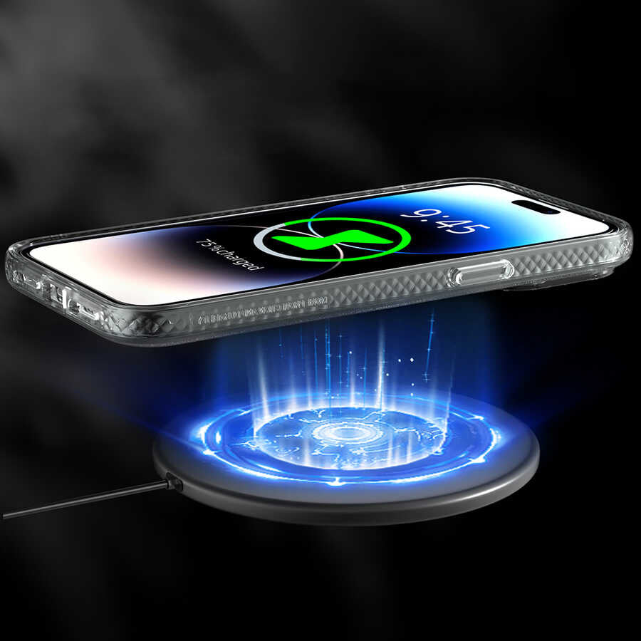 Apple iPhone 14 Pro Kılıf M-safe Şarj Özellikli Youngkit Rock Serisi Kapak Mavi