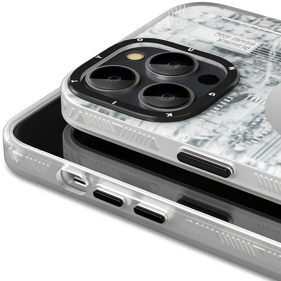 Apple iPhone 14 Pro Kılıf M-safe Şarj Özellikli YoungKit Technology Serisi Kapak Kırmızı