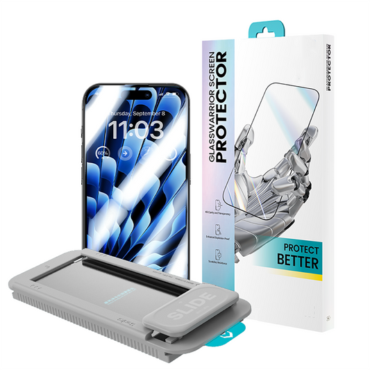 Apple iPhone 14 Pro Max Benks Glass Warrior HD Cam Ekran Koruyucu + Kolay Uygulama Aparatlı Siyah