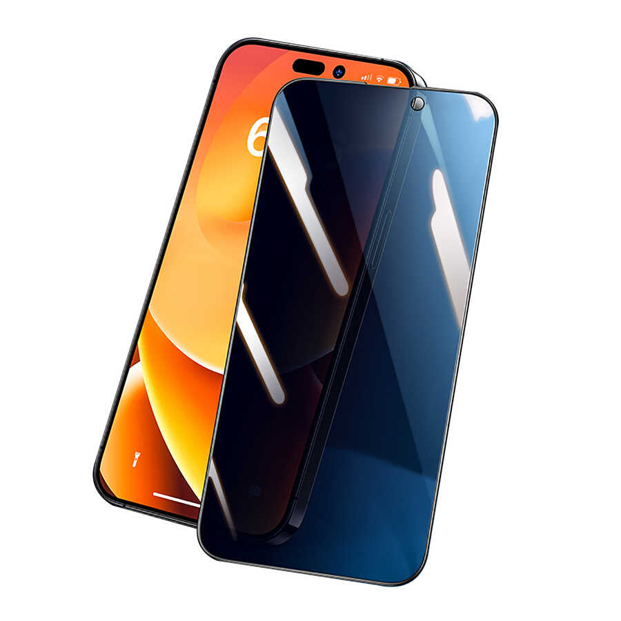 Apple iPhone 14 Pro Max Benks V Pro Plus Privacy Hayalet Ekran Koruyucu Siyah
