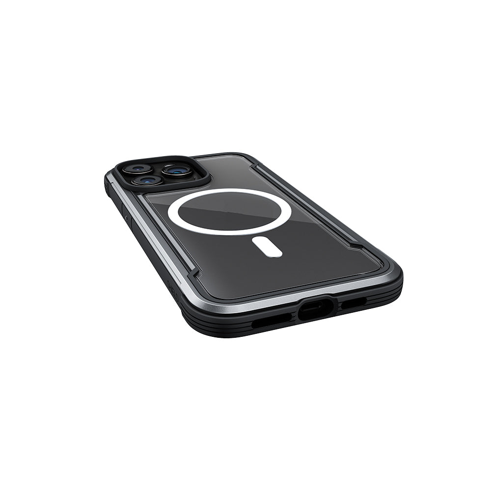 Apple iPhone 14 Pro Max Kılıf M-safe Şarj Özellikli Airbagli Raptic Shield Serisi Şeffaf Arka Yüzey Kapak Colorful