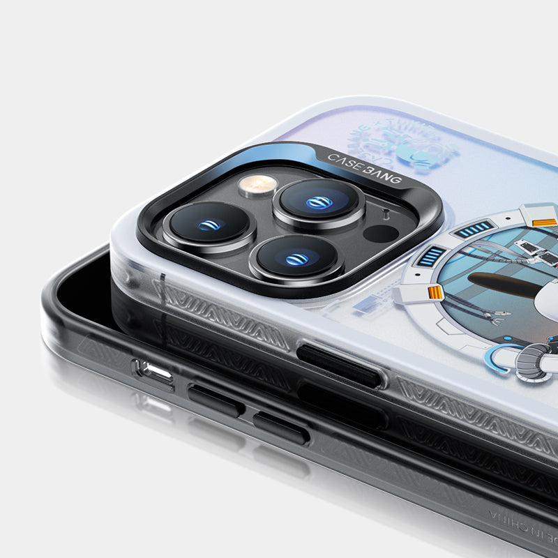 Apple iPhone 14 Pro Max Kılıf M-safe Şarj Özellikli Benks Casebang Explore Kapak Siyah