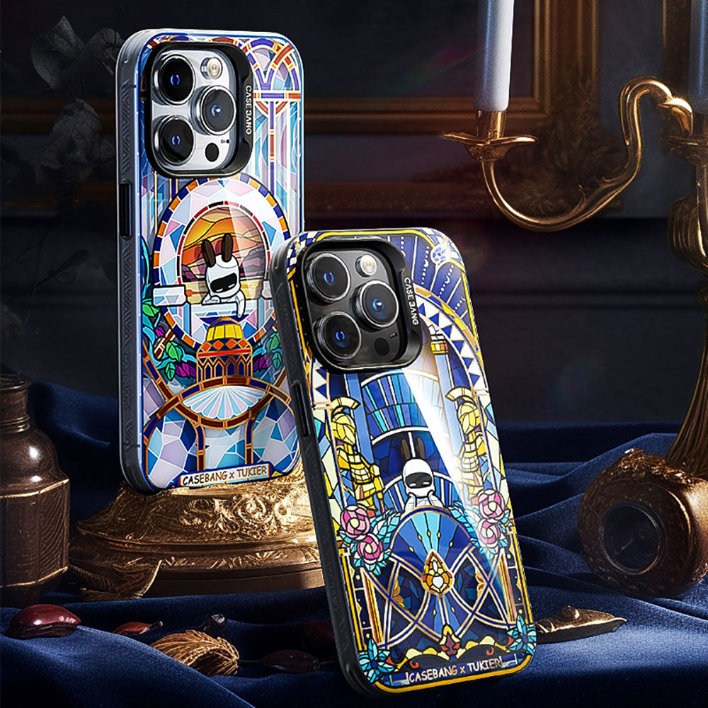 Apple iPhone 14 Pro Max Kılıf M-safe Şarj Özellikli Benks Casebang Memory & Meditation Kapak Siyah