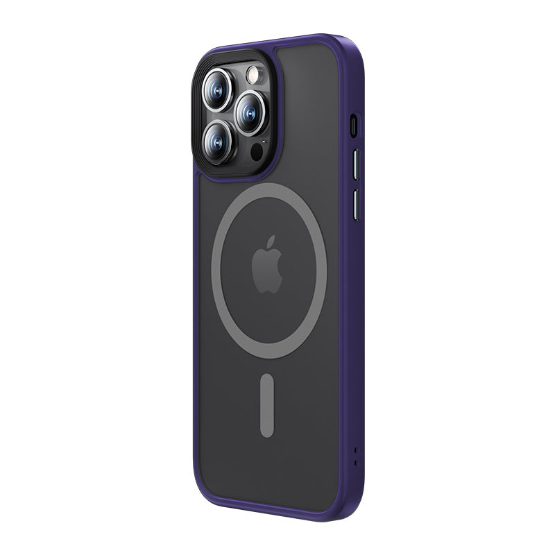 Apple iPhone 14 Pro Max Kılıf M-safe Şarj Özellikli Benks Mist Hybrid Kapak Siyah