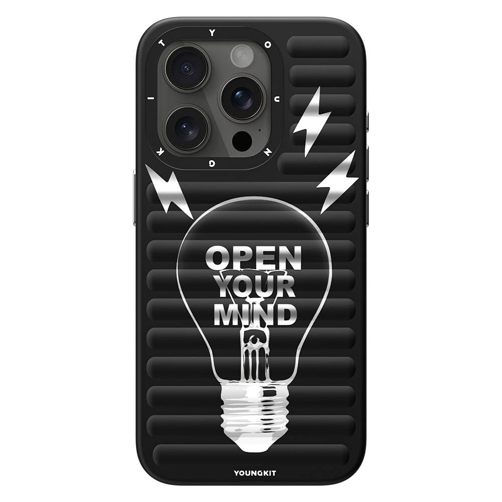 Apple iPhone 14 Pro Max Kılıf M-safe Şarj Özellikli Youngkit Open Mind Serisi Kapak