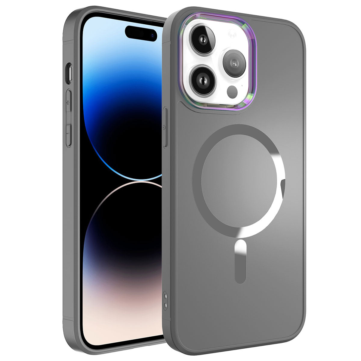 Apple iPhone 14 Pro Max Kılıf M-safe Wireless Şarj Özellikli Zore Stil Kapak