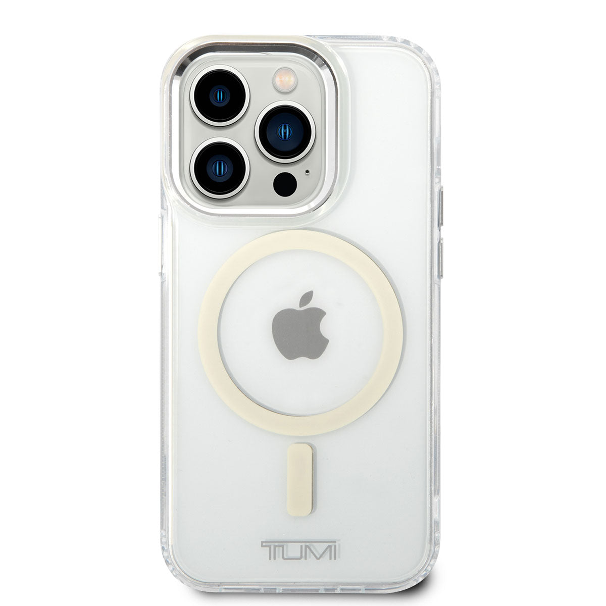 Apple iPhone 14 Pro Max Kılıf TUMI M-safe Şarj Özellikli Airbag Tasarımlı Kapak Renksiz