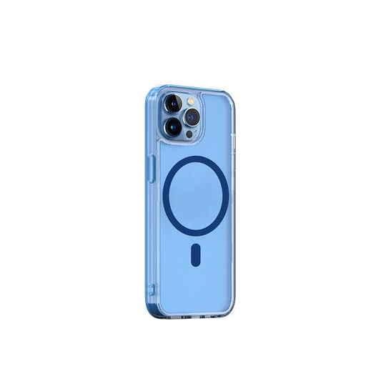 Apple iPhone 14 Pro Max Wiwu M-safe Şarj Özellikli Lens Korumalı Şeffaf Silikon Kapak Renksiz